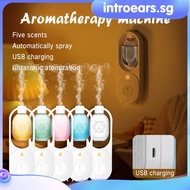 INTR Humidifier Air Diffuser Aroma Diffuser Wireless Automatic Ultrasonic Essential Oil Aromatherapy Diffuser | Essential Oil Atomization