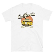 Califorina Camper Van T-Shirt Van Life Road Trip Short-Sleeve