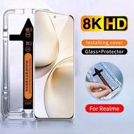 One-click Easy Install Tempered Glass Screen Protector For Realme 14 Pro Plus 14X 13 12 12X 11 11X 1