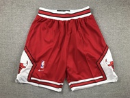 25 ฤดูกาล บูลส์ ขาสั้นรุ่น City Edition กางเกงบาสเก็ตบอล James รุ่นแฟนอเมริกันสำหรับฤดูร้อนผู้