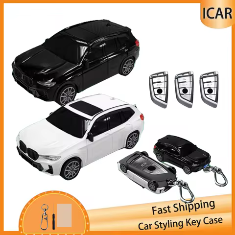 For X3 Car Model Key Case for BMW 5 7 Series G20 G30 G11 F15 F16 G01 G02 F48 Remote Smart Car Key Ca