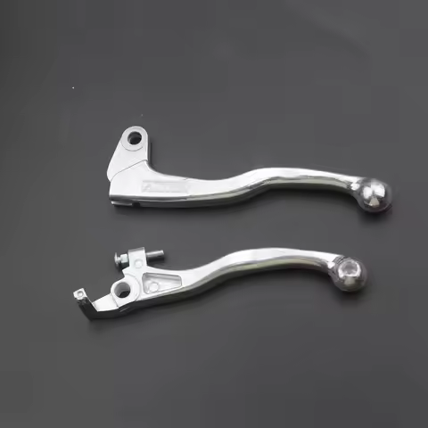 2pcs Chrome Motorcycle Brake Lever Clutch For Suzuki DR250 650 DRZ400 DRZ 400 Accessories