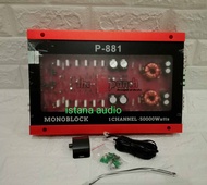 Power Monoblock THE PUNCH P-881 Class AB 50000watt The punch monoblock Tenaga badak P-881 High Powe