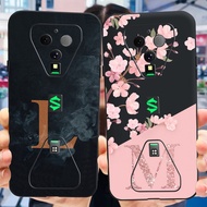 Xiaomi Black Shark 3 Shark 3S Case Black Pink Fashion Letter  Painted Soft Silicone Proective Cover for Xiaomi Black Shark3 S Casing 6.67''