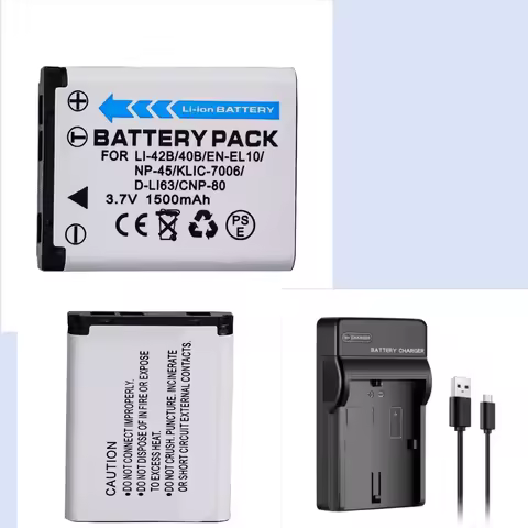 1500mAh EN-EL10 EN EL10 Camera Battery or Charger For Nikon S4200 S3600 S2500 S2800 S900 S7000 COOLP