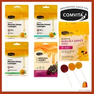 [Comvita] Propolis Manuka Honey Lozenges Kids Pops (Lemon / Olive / Mint / Elderberry)