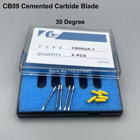 5PCS CB09 CB15 Knife Blade CB09UA-5 Cemented Carbide Knife For Graphtec CE5000 CE6000 CE3000 FC8600 