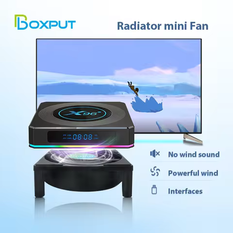 Mini Cooling Fan for Android TV Box Router Computer Cooler Set Top Box Silent Quiet Tv Box Cooler US