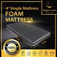 4" Inch Tilam Single Bujang High Density Foam Mattress