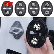 1/4Pcs MG Silicone Car Door Lock Protection Cover Door Lock Shock Absorber Silent Accessories for MG