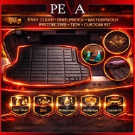 Car boot tray waterproof trunk mat Scratch resistant Perodua Axia Myvi Bezza Aruz Alza Ativa