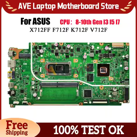 X712FF Laptop Motherboard For ASUS X712FJG X712FL F712F V712F X712FB X712F X712FF A712F X712FLC K712