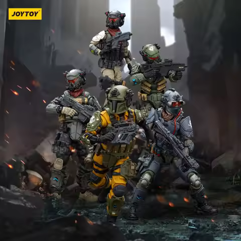 JOYTOY 1/18 Action Figures Stellar Scar Assault Team Gravelgold Darksilicon Titanite Firesulfur Ghos