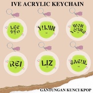 GANTUNGAN Ive KEYRING KEYCHAIN GANCI ACRYLIC KEYCHAIN