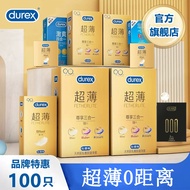 [Flagship Store] Durex 001 Ultra-Thin Condom Long-Lasting Delay Sexy Male Adult Sex Products Condom