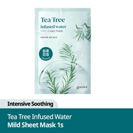 GOODAL Tea Tree Infused Water Mild Sheet Mask 1s
