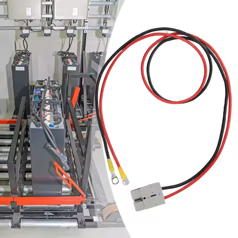 For Anderson Plugs 50a With Wire 12AWG M8 Post Jacket Forklift Battery Charging Cable 30/50/100cm Ex
