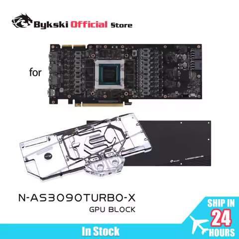 Bykski N-AS3090TURBO-X GPU Water Block for ASUS RTX3090/3080ti TURBO Video Card / Water Cooling Radi