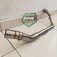 PIPA LEHER FULL CACING KNALPOT VERZA VIXION R15 SATRIA FU CB150R SONIC CBR GSX SATRIA FU FI BYSON SC