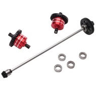 FOR MJX 14211 1/14 SCT Chromium Steel Center Shaft & Differentials Set Front/Rear Upgrade Kit for RC