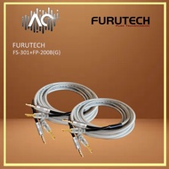 Furutech FS-301 Speaker Cable + FP-200B (Gold)Banana Terminal / Pair (With Installation)