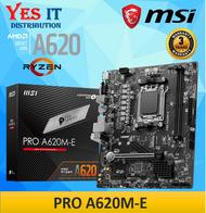 MSI PRO A620M-E mATX AMD A620 DDR5 Motherboard Only