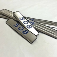 Applicable Peugeot 508 External Threshold Strip * 4 (Horizontal Strip Blue Car Accessories Decoratio