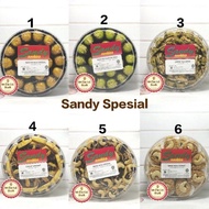 sandy cookies reguler (merah) - 12