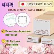 Frame Stamp Hobonichi Techo – Travel Departure & Arrival From Japan