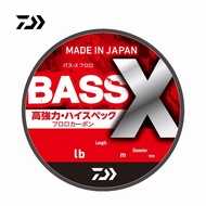 Daiwa | 2025 DAIWA BASS-X FLUORO Fishing Line 3-25LB 240M Carbon Fiber Leader Made in Japan
