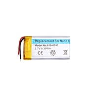 New arrival spareparts Rechargeable Li-ion Battery for iPod nano 6th 3.7V 0.39Whr