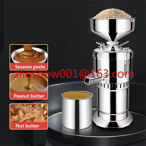 Vertical Nut Butter Bean Sesame Groundnut Pistachio Peanut Paste Maker Peanut Butter Making Machine 