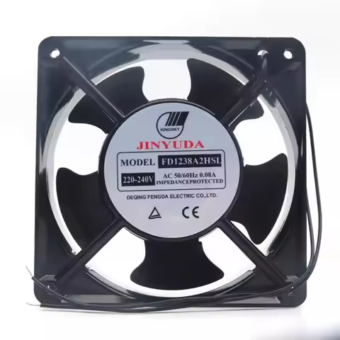 JINYUDA FD1238A2HSL HBL 220V 12038 Cabinet Cooling Fan 12CM Axial Flow Fan