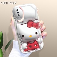 Hontinga เคสสำหรับ Samsung Galaxy A25 A15 5G 4G A50 A50S A51 A71 A52 5G A52S A53 A54 A72 A73 5G เคสซิลิโคนนิ่มลายลูกแมวน่ารักเคสยางหยักเคสโทรศัพท์เคสนิ่มสำหรับเด็กผู้หญิง