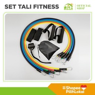 World Home Resistance Band 11 in 1 Rubber Gym Workout Equipment Home Gym Rubber Sports Equipment