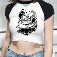 Crop Top - Gyaru Shoujo Y2K Style Coquette Corset for Teens