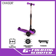 Chaser 6+ Folding Scooter Kids for Boys Kids Scooter for Girls Folding Scooter X-Series -Purple