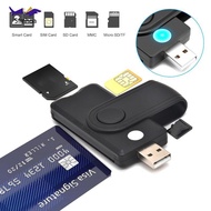 [Simhoa] Portable USB 2.0 Card Reader Multi-Slot High Capacity 512G for Windows/Linux Micro SD/TF SD