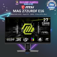 MSI MAG 272URDF E16 27" 3840x2160 UHD Rapid IPS 160Hz 0.5ms (GTG, Min.)