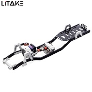 Metal Chassis Frame 313mm Wheelbase With Prefixal Shiftable Gear Box Compatible For 1/10 SCX10 RC Cr