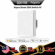 Aqara Smart 20A Switch H1 | 20A Smart Wall Switch | Zigbee 3.0 | Neutral Wire | Smart Home Switch |
