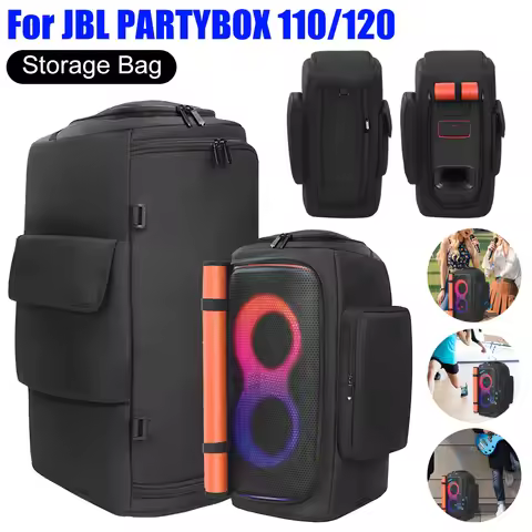 Carrying Case for JBL PARTYBOX 110/120 Waterproof Speaker Storage Bag Protective Cover for JBL Party