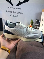 anb brand x  New Balance NB 327 white navy白藏青