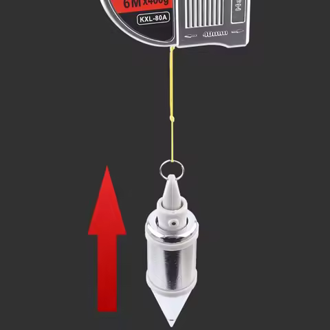 For 3m 6m Wear-resistant and Durable Nylon Practical Plumb Bob Line Vertical Leveling Test Measuring