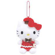 Hello Kitty款 送愛心信件系列 毛公仔吊飾 掛飾 [平行進口]