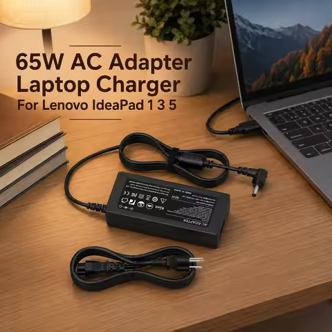 65W 45W Laptop Charger Power Adapter Compatible With Lenovo Ideapad Slim 1 3 5 V14 V15 V17 Flex 4 5 
