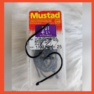 Mustad Hooks #19 Ringed,Black - Harga untuk sebentuk Mata Kail