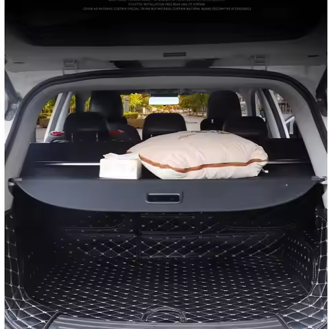 Car Trunk Cargo Cover for GAC Trumpchi GS3 GS4 GS4plus GS5 GS8 EMKOO 21-24 Luggage Trunk Curtain Aut