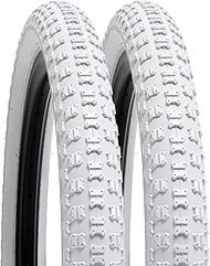 YUNSCM 2-PCS 18" Mountain Bike Tires 18 x 2.125/57-355 Compatible with Mountain Bike 18x2.0 18x2.1 1