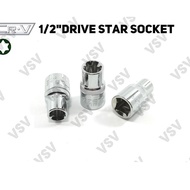Gestar 1/2 "DR Star Socket E10-E16 Child Star Shock Key Sock Sock - E16